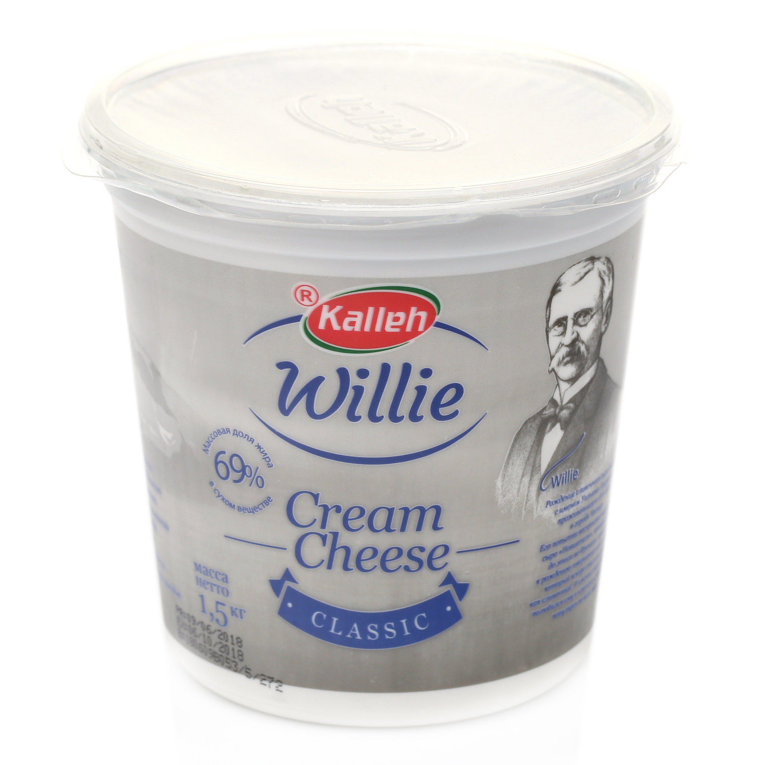 

Сыр Kalleh Cream cheese сливочный вилли 69% 1.5 кг