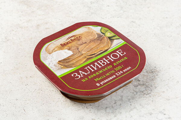 Заливное из говяжьего языка