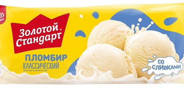 Пломбир Золотой стандарт Классический 12%