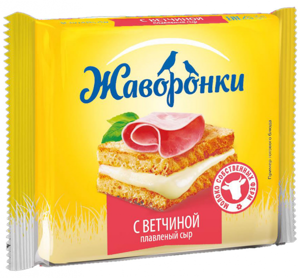 Сыр плавленый Жаворонки с ветчиной 30%