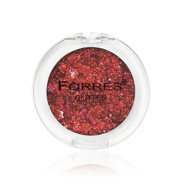 Тени для век Farres Glitter Красный
