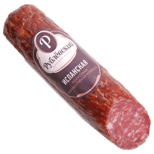 Колбаса сырокопченая Рублёвский Испанская полусухая