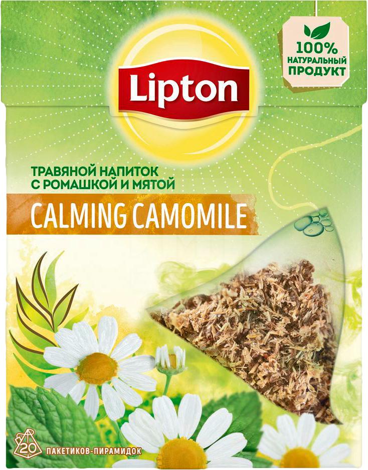 

Чай травяной Lipton Calming Camomile с ромашкой и мятой 20пак