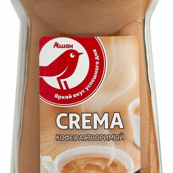 Кофе растворимый АШАН Красная птица Crema