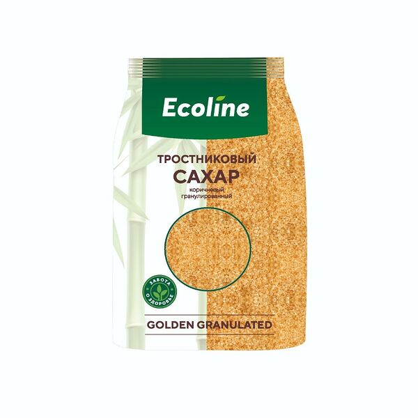 Сахар тростниковый ЭКОлайн Golden Granulated 500г