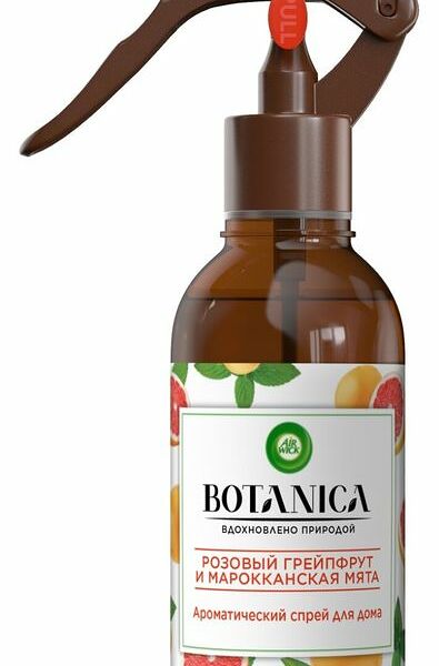 Освежитель воздуха Air Wick Ботаника Розовый грейпфрут-марокканская мята жидкий спрей, 236мл