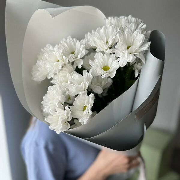 Букет из хризантем 3 штуки