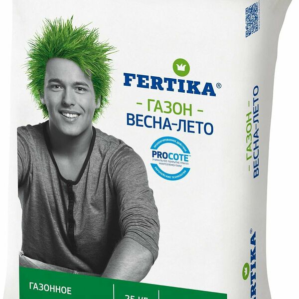 Удобрение комплексное FERTIKA Весна-Лето для газонов 25 кг