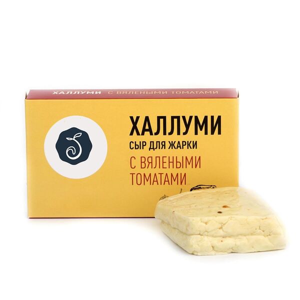 Халлуми с вялеными томатами