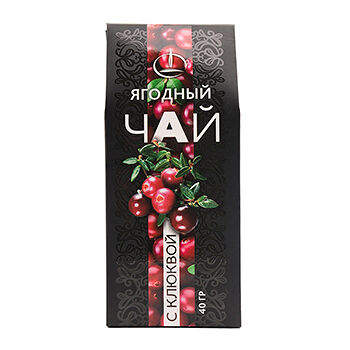 Напиток чайный травяной Емельяновская биофабрика с ягодами клюквы
