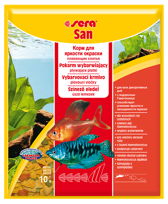 SERA Корм для рыб основной в хлопьях San