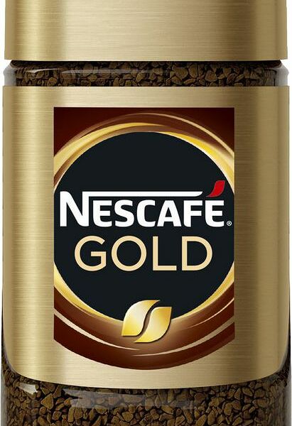 Кофе Nescafe Gold натуральный растворимый сублимированный с добавлением натурального жаренного кофе 48г