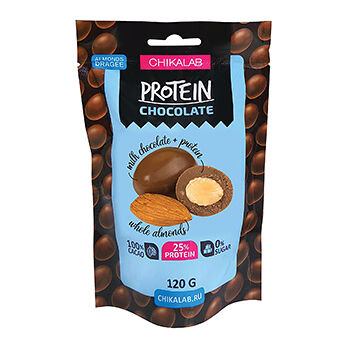 Драже Chikalab миндаль в шоколаде 120 г