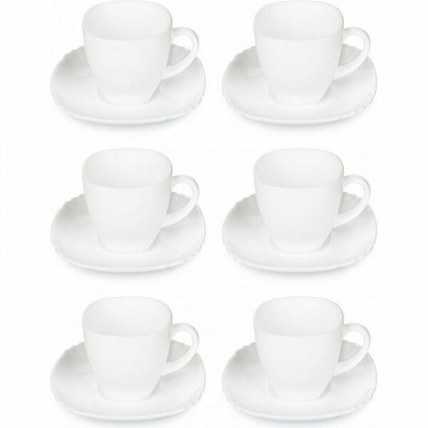 Набор чайный БЭЙСИК белый 12пр 220мл LUMINARC Q5853
