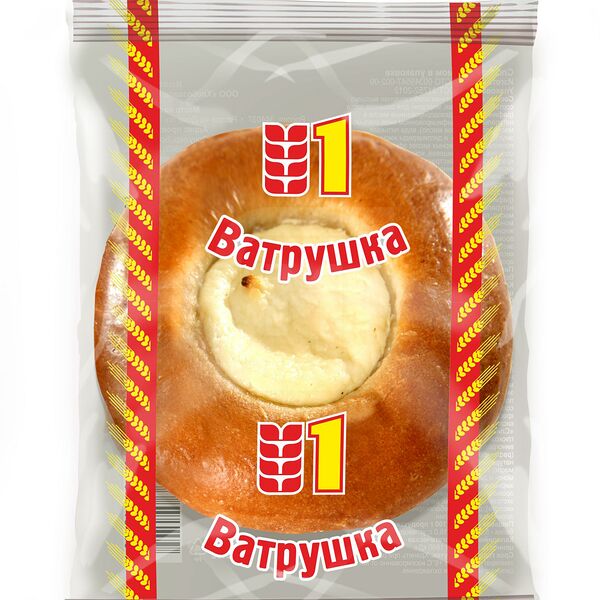 Ватрушка сдобная с творогом 100г