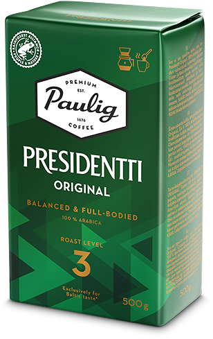 Кофе молотый PAULIG PRESIDENTTI ORIGINAL 500г