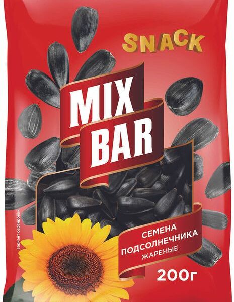 Семечки подсолнечные Mixbar жареные 200г