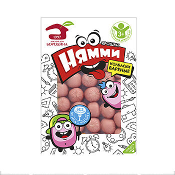 Колбаски варёные Мясной Дом Бородина Крошка Нямми Натурально & Вкусно