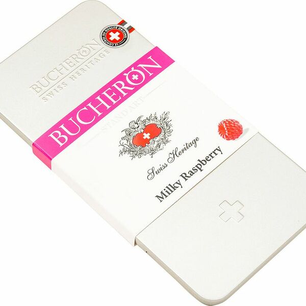 Шоколад молочный Bucheron с малиной, 100г