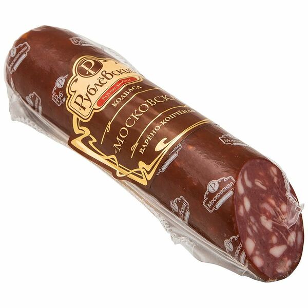 Колбаса варёно-копчёная Рублевский Московская высший сорт, вес