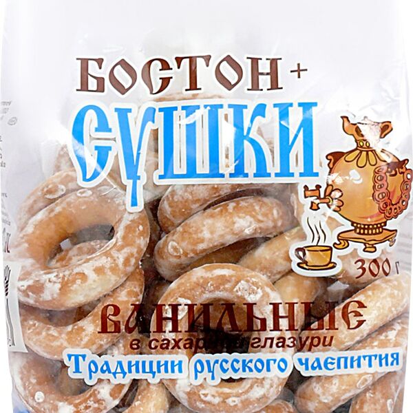 Сушки Бостон+ Ванильные в сахарной глазури