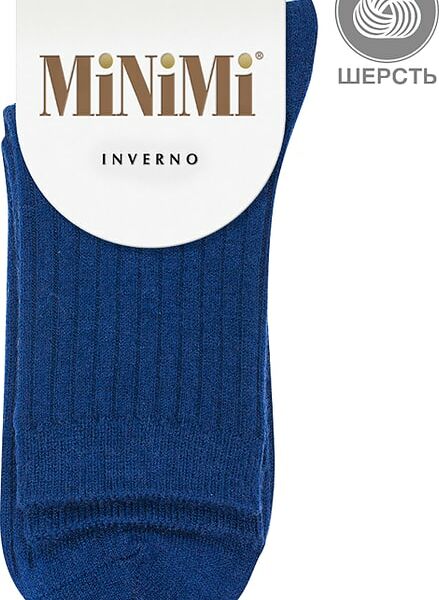Носки женские MiNiMi Inverno Меланж Blu Синие Размер 35/38