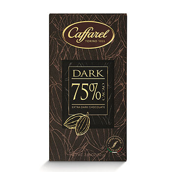 Темный шоколад Caffarel Extra-dark 75% 80г, Италия