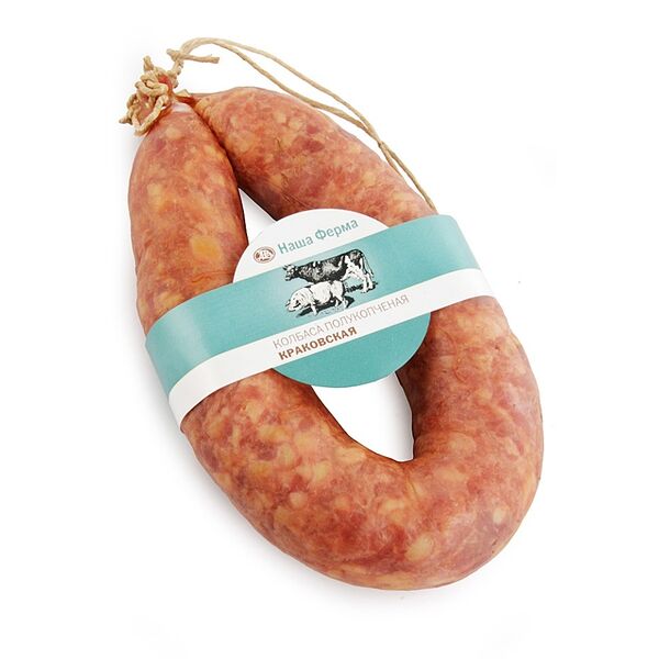 Колбаса «Краковская» п/к от Татьяны Ерёмкиной, «Наша ферма», Московская область