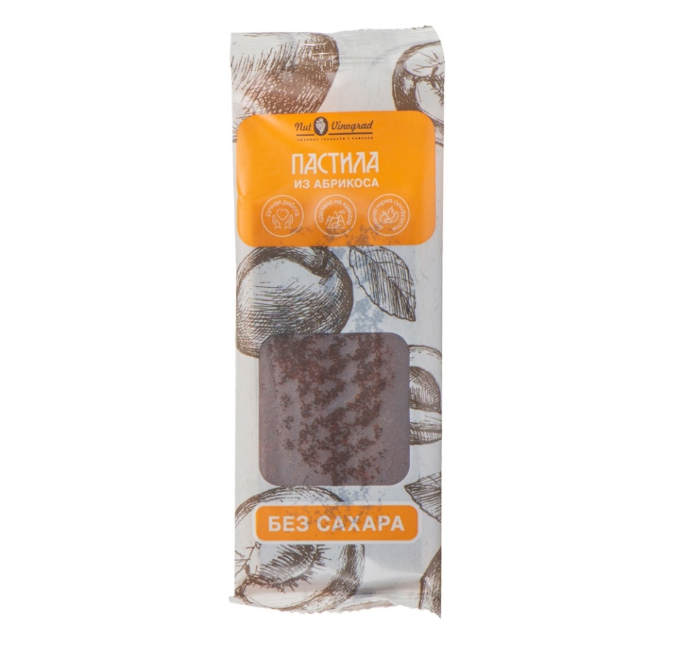 

Пастила Nut Vinograd из абрикоса без сахара 80 г