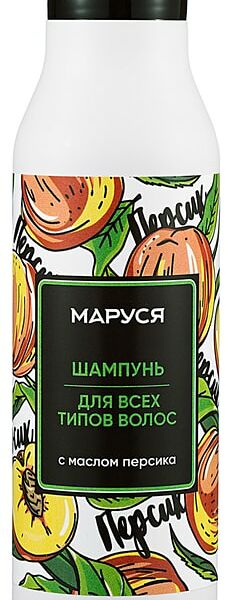 Шампунь для волос Маруся для всех типов с маслом персика 400мл
