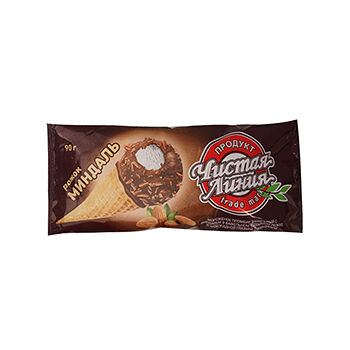 Сахарная трубочка «Чистая линия» Ванильный с миндалем 90г, Россия