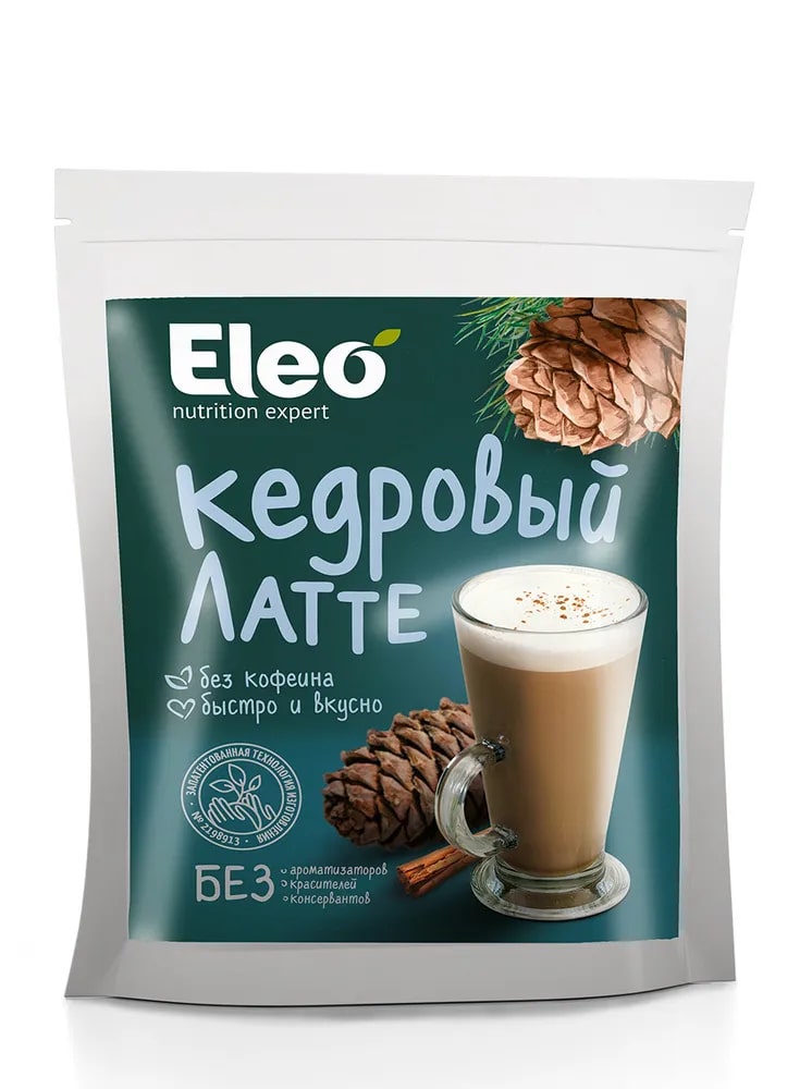 

Напиток ELEO Кедровый Латте, без сахара 150г