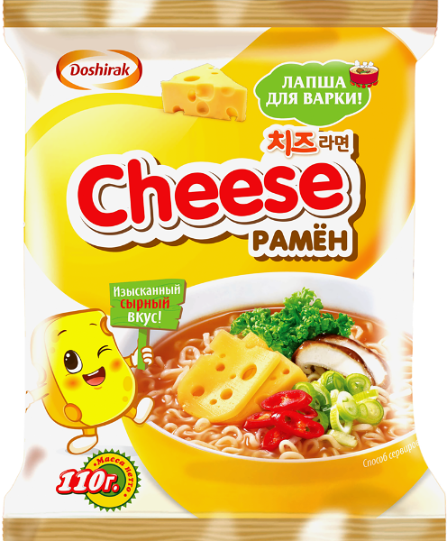 Лапша быстрого приготовления Доширак Cheese Рамен, 110г
