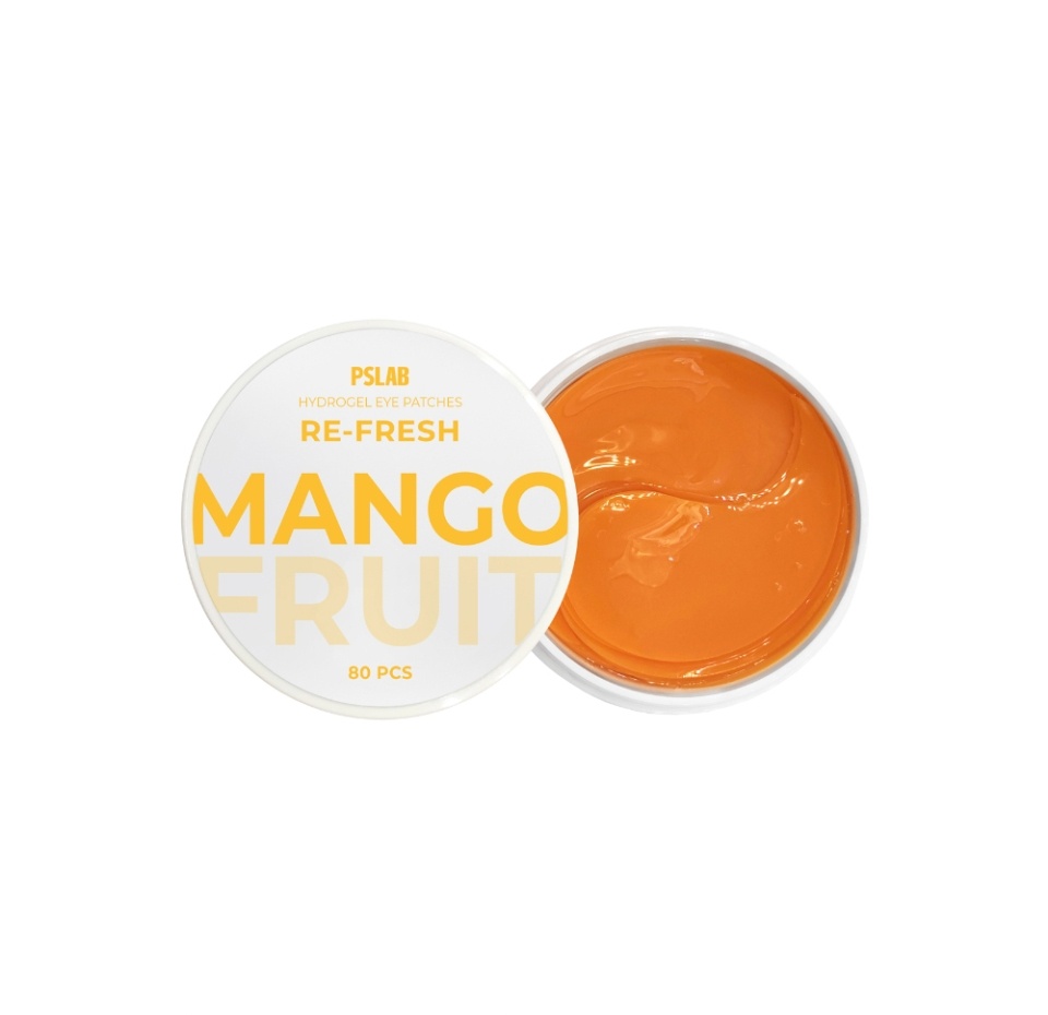 

Патчи для глаз PSLAB Re-fresh против следов усталости с экстрактом манго 80 шт