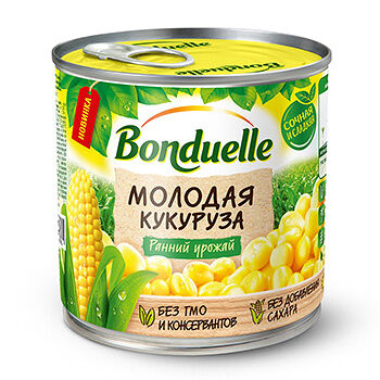 Кукуруза консервированная Bonduelle, молодая, 340 г