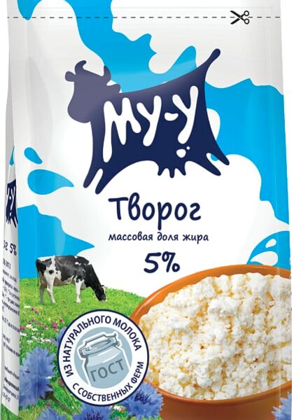 Творог Му-у 5% 300г