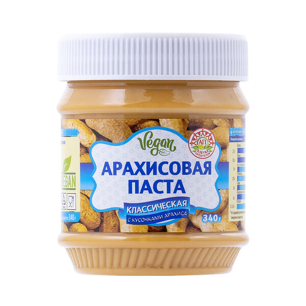 Арахисовая паста Азбука продуктов Классическая 340 г