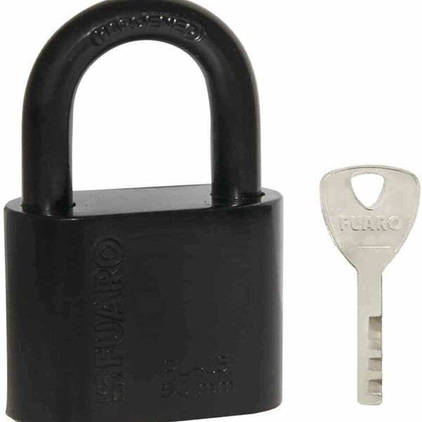 Замок навесной Fuaro PL-1550 цвет: черный