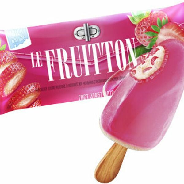 Мороженое Le fruitton клубника в клубничной глазури