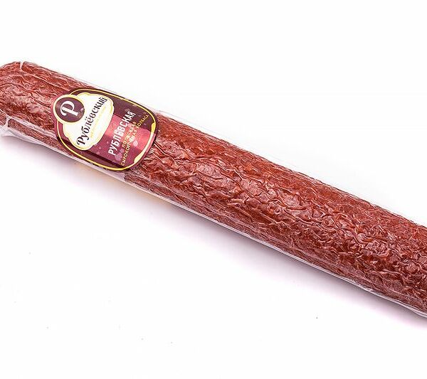 Колбаса сырокопчёная Рублёвский Рублёвская 1 сорт