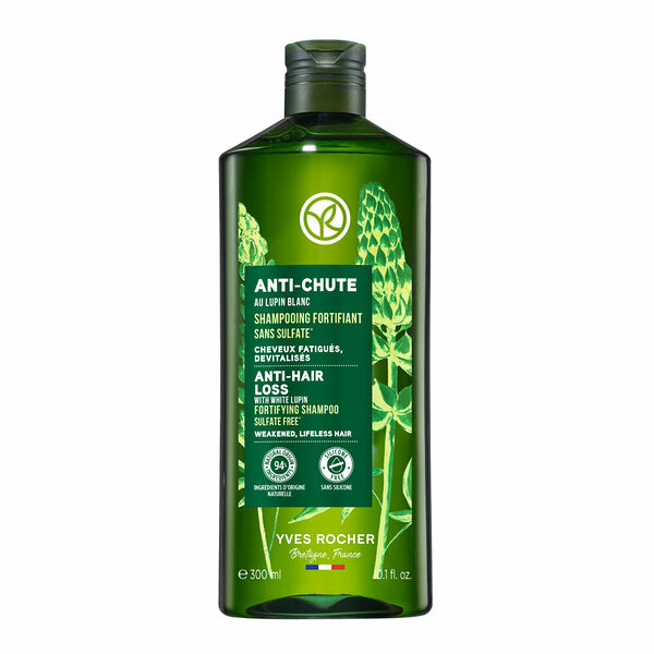 Шампунь для волос Yves Rocher с белым люпином против выпадения волос