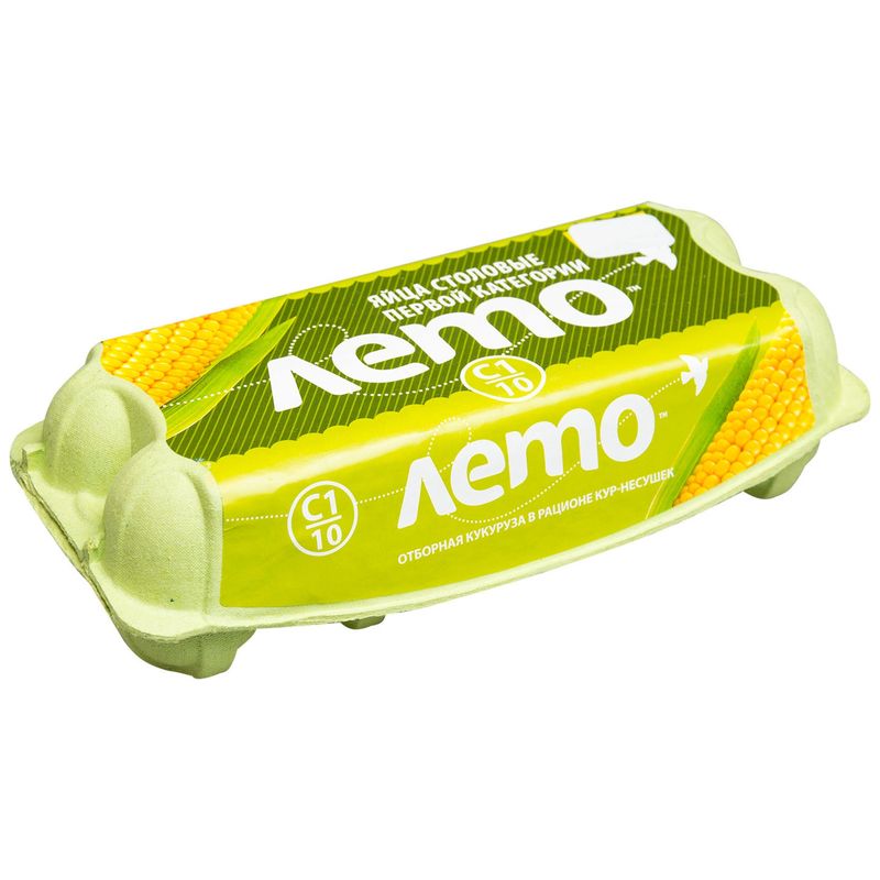 

Яйца куриные Лето коричневые С1 10 шт. 600 г