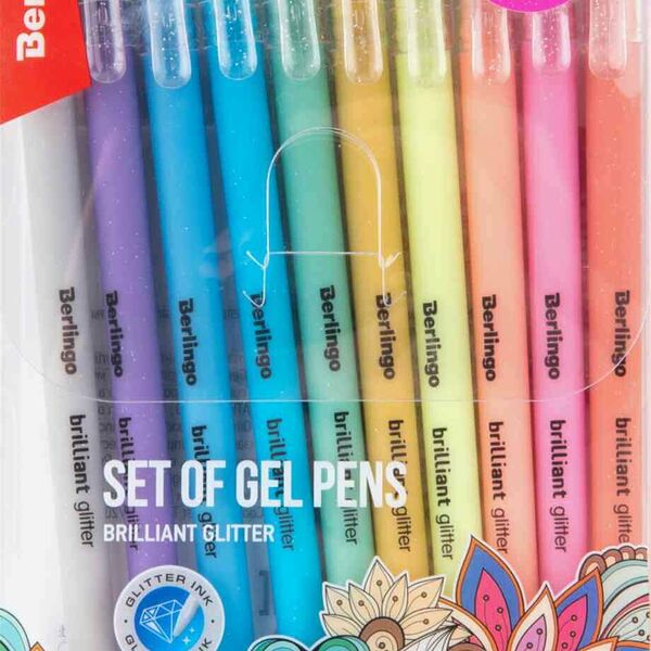 Набор ручек гелевых - пастельные цвета ТМ Berlingo (Берлинго)