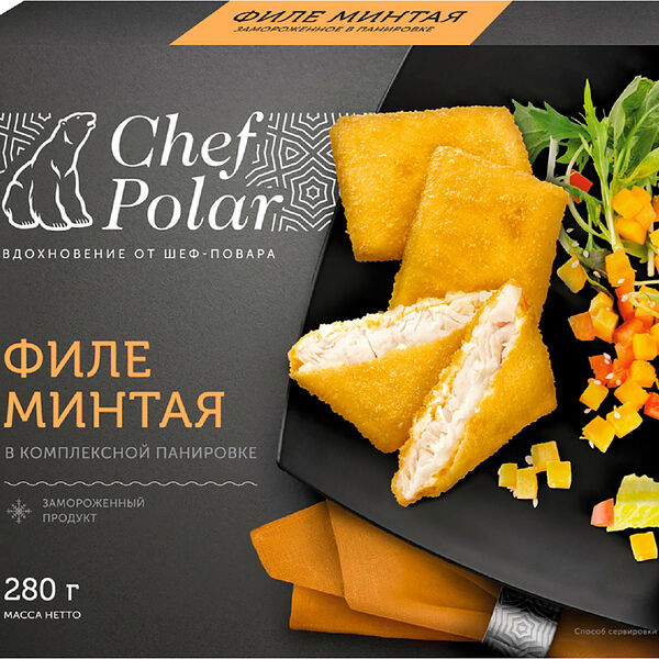 Филе Минтая Chef Polar в панировке, 280 г