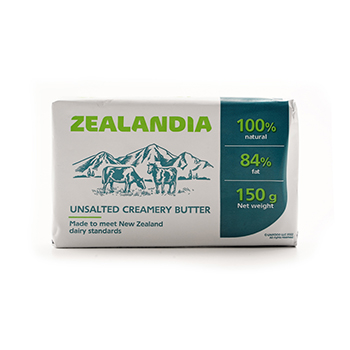 

Масло сладкосливочное несоленое 84% Zealandia