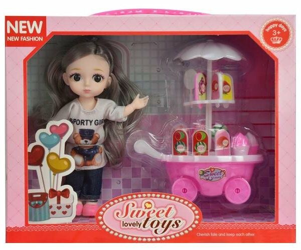 Игровой набор Кукла с аксессуарами, 2 предмета