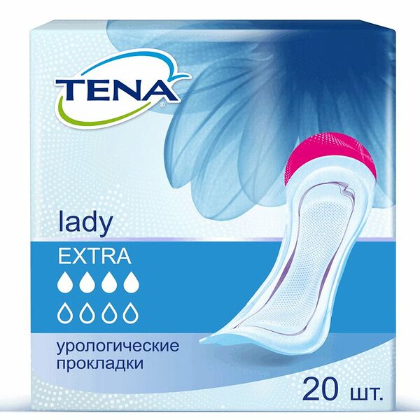 Прокладки Tena Lady Extra урологические 20 шт.