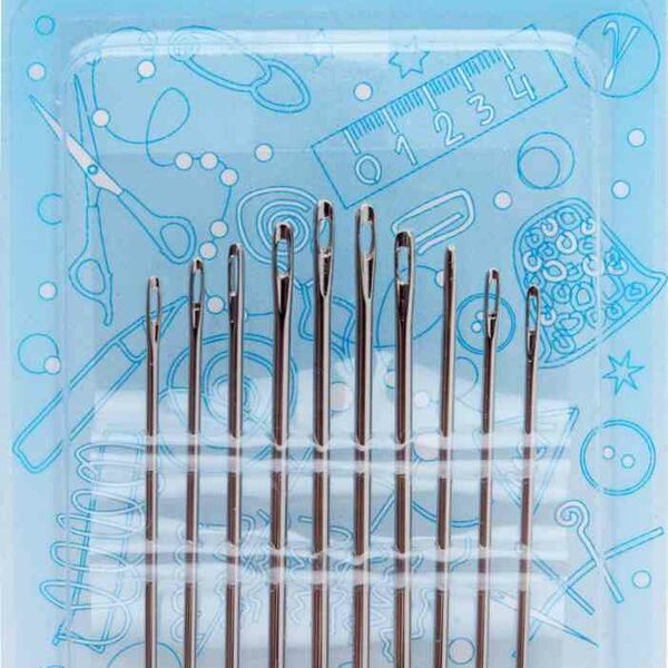 Набор швейных игл Gamma 5/0-1/0 N-210, 10 шт.