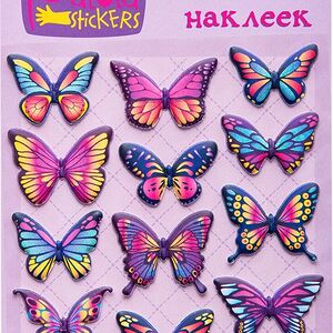 Наклейки Patula Stickers мягкие в ассортименте 1 лист