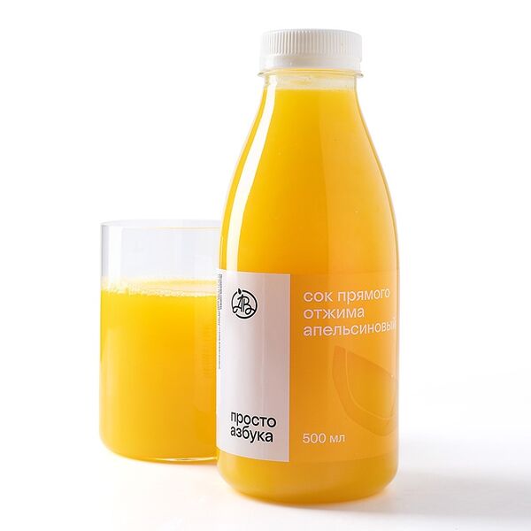Сок апельсиновый прямого отжима Просто Азбука